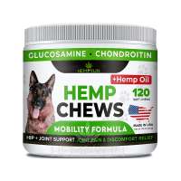 Private Label  CBD Hemp Chews with 100% Organic Hemp Oil Extract for Pain Relief & Mobility Support Hip & Supplement for Dogs